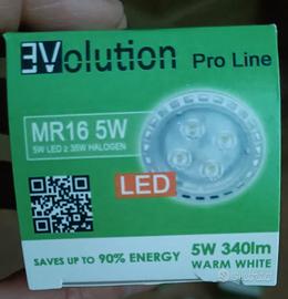 14  Lampadine LED - attacco GU5.3 MR16 - 12V 5W