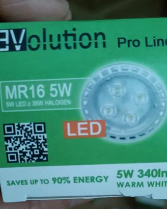 14  Lampadine LED - attacco GU5.3 MR16 - 12V 5W