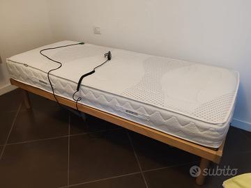 Rete ortopedica motorizzata + Materasso Pirelli