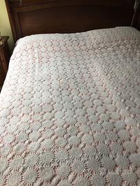 Copriletto uncinetto