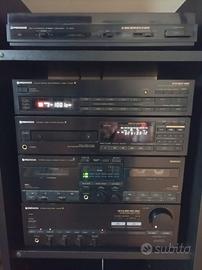 Impianto Hi-Fi Stereo Pioneer completo, anno 1988