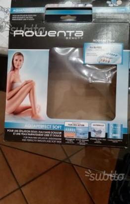 Epilatore rowenta acquaperfect soft slip ernia