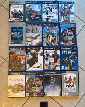 Giochi PlayStation 2/Pc e memory card 8 MB