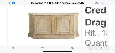 Credenza in legno