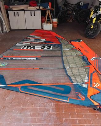 vele slalom Severne Mach1 7.0 albero SDM Apex 460