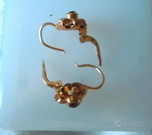 ORECCHINI IN ORO 750 VINTAGE GIOILLI EPOCA 1930/40