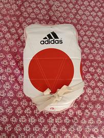 Paracolpi Adidas rosso per taekwondo