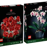 LEGO 10311 Icons Orchidea 10328 Bouquet di Rose