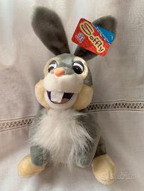 peluche coniglietti, panda, elefante e scimmia