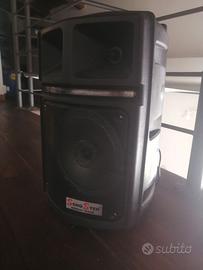 cassa bluetooth e aux in con funzione karaoke