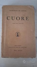 Cuore - romanzo di Edmondo De Amicis vintage 1930