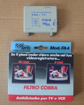 Filtro Cobra FA 4 antidisturbo per TV e VCR