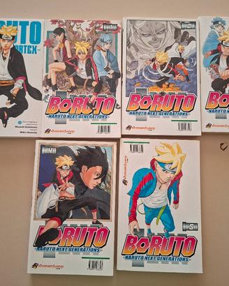 Manga 1-5 Boruto + primo volume next generation