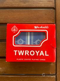 Doppio Mazzo Carte da Gioco TWROYAL