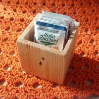 Porta zucchero in legno