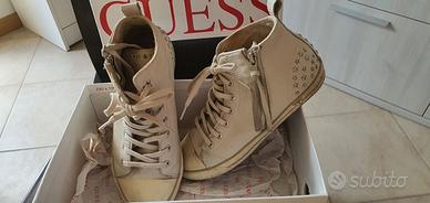 Sneakers Guess donna vera pelle colore milk nr. 37