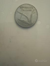 Moneta 10 lire del 1954