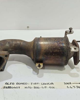 CATALIZZATORE ABARTH 500 Fiat 51880407 Turbo Benzi