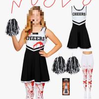 costume Halloween Cheerleader  10/12 anni