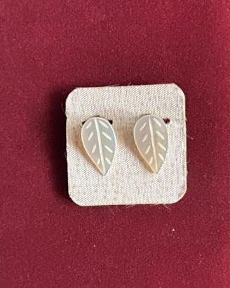 Orecchini Vintage Anni '70 Madreperla a Clip (NOS)