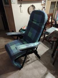 poltrona reclinabile e allungabile 