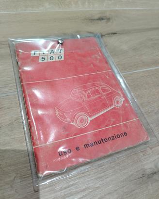 Libretto uso e manutenzione 1968 fiat 500 F L R