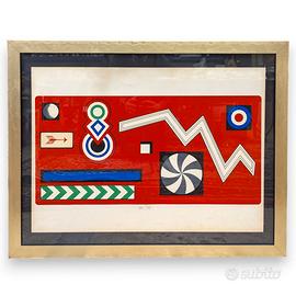 SERIGRAFIA SENZA TITOLO - LUCIO DEL PEZZO FIRMATA