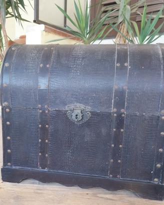 bauletto vintage bombato in legno compensato 