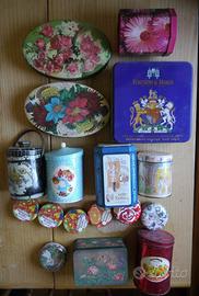 Scatole contenitori latta