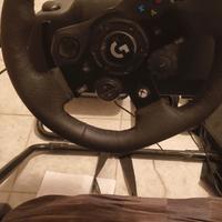 Logitech g923 +pedaliera +cambio ad h+ postazione 