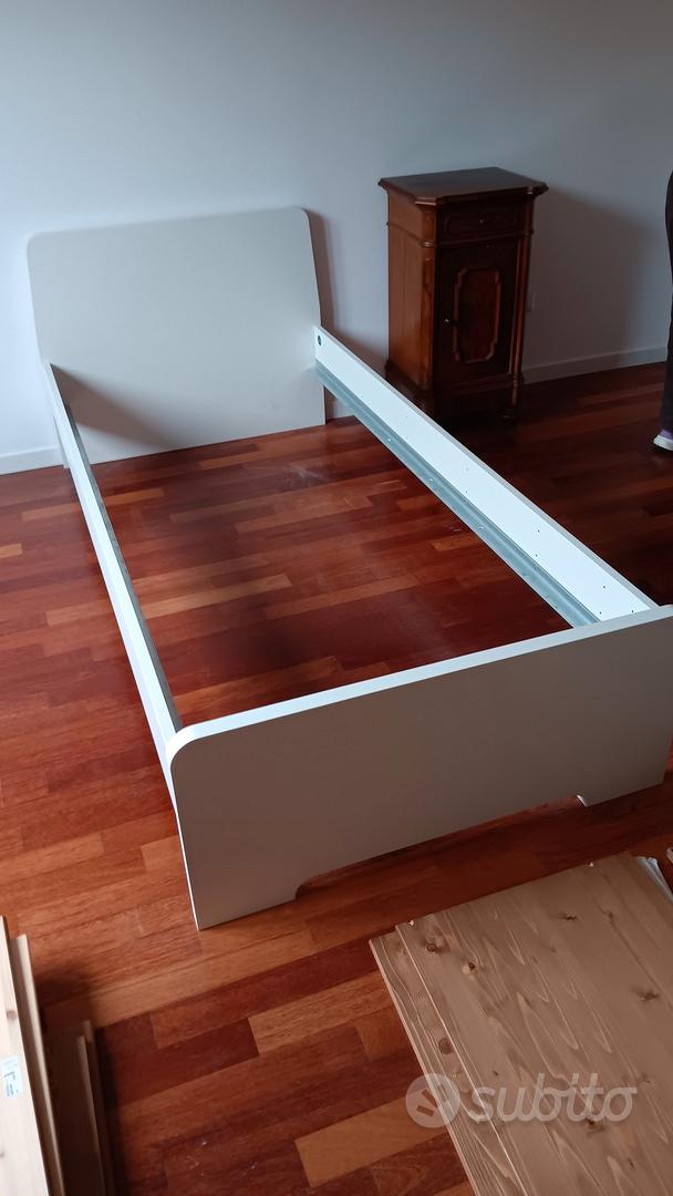 Askvoll Letto Singolo 90x200 Ikea Bedframe ASKVOLL 90x200 Cm Wit IKEA