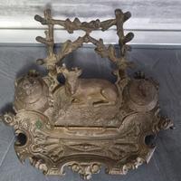 calamaio in bronzo/ottone fine 800 inizi 900