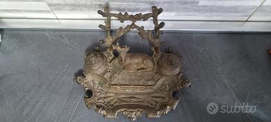 calamaio in bronzo/ottone fine 800 inizi 900