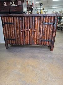 credenza brutalista