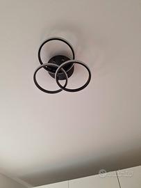 Lampadario LED design nero