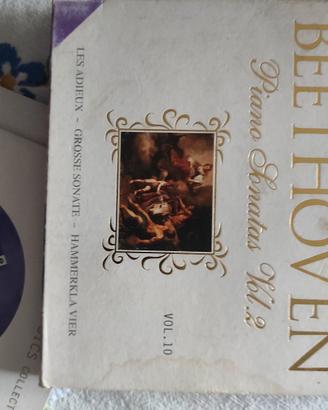 n 4 CD Beethoven piano sonatas+custodia 