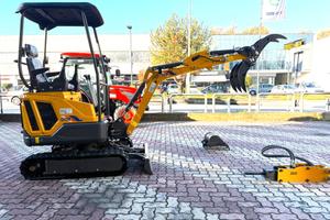 MINIESCAVATORE GIOR 16 Evo.5 - CON PINZA TRONCHI -