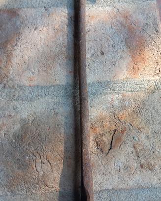 Antico Arpione da storione ferro battuto a mano. 
