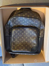 Zaino Vuitton modello dean macassar pelle nera ott