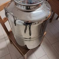 Contenitore in acciaio per olio da 50 litri
