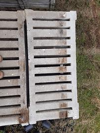 Grigliati di cemento per l'allevamento di vitelli