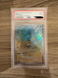 Carta Pokemon Squirtle Ar 151 Psa 9
