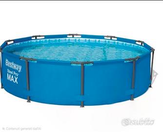 Piscina bestway pronta per l'utilizzo 
