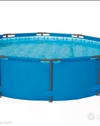 Piscina bestway pronta per l'utilizzo 