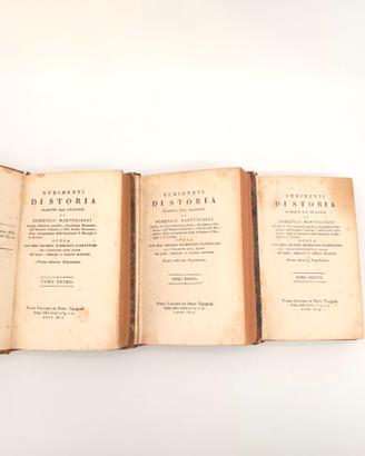 Domenico Martuscelli Rudimenti Di Storia 1817 800
