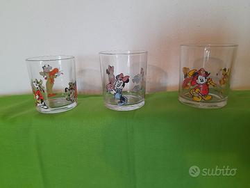 Bicchieri nr 3 nutella Disney