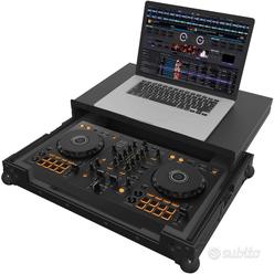 Console Pioneer FLX-4 / magma case / headphone  			