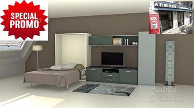 Letto a scomparsa matrimoniale loft 1190 1.190