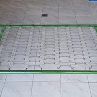 rete singola metallo e materasso standard