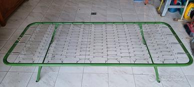 rete singola metallo e materasso standard